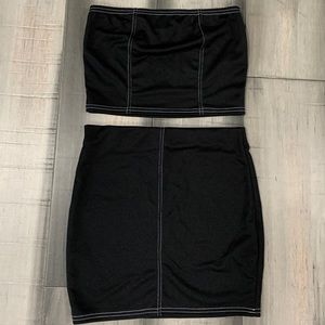 Nastygal 2 Piece Tube Top/Skirt Set